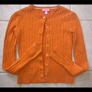 Orange Lilly Pulitzer Cardigan XS